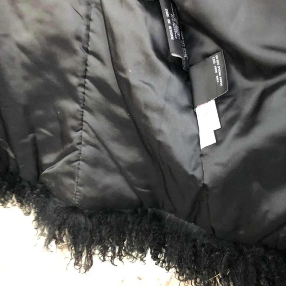 Vintage Faux Leather Y2K 90s Furry Jacket - Picture 6 of 15